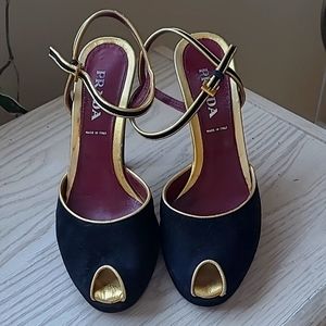 Prada peeptoes